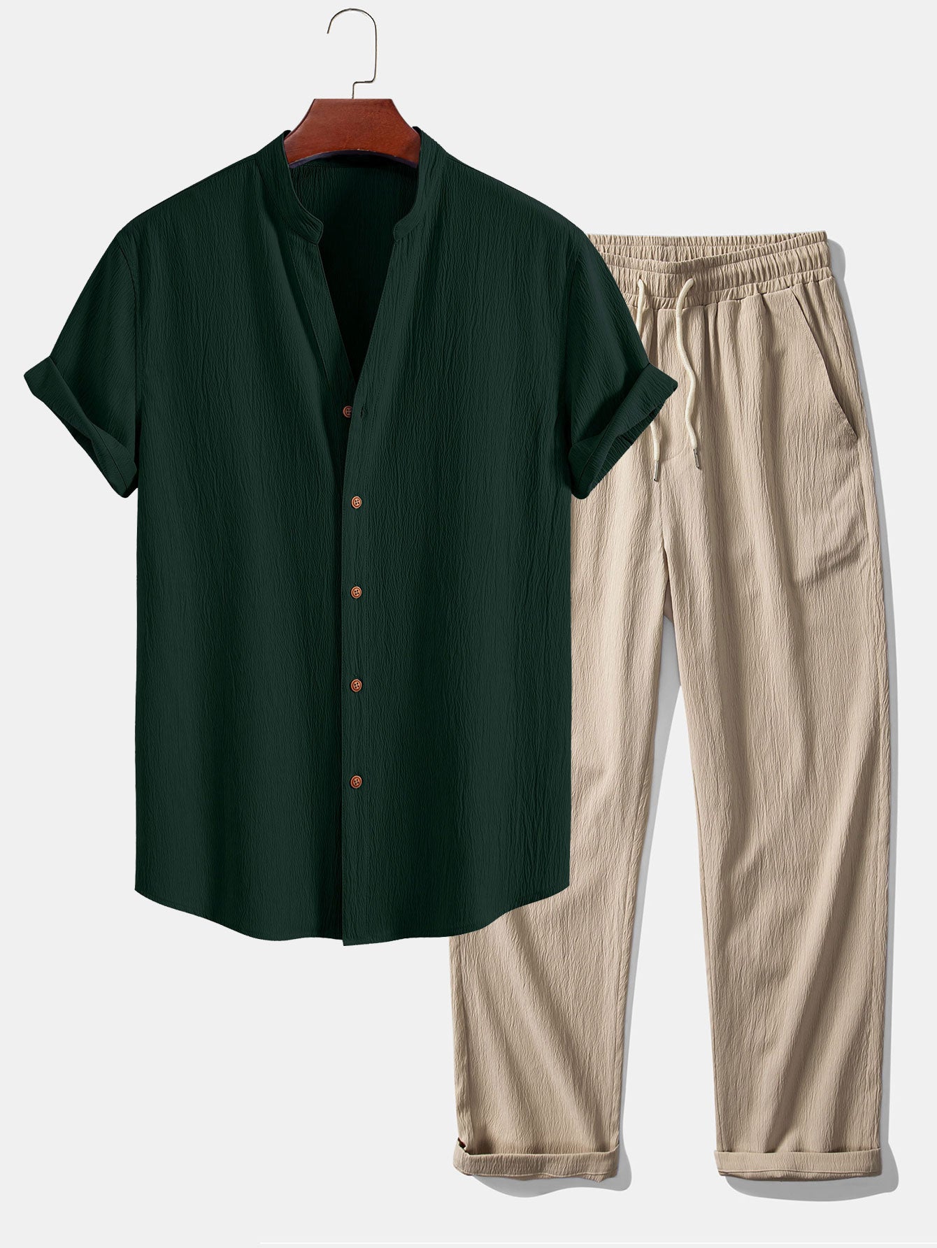 Dark Green & Tan / 2XL